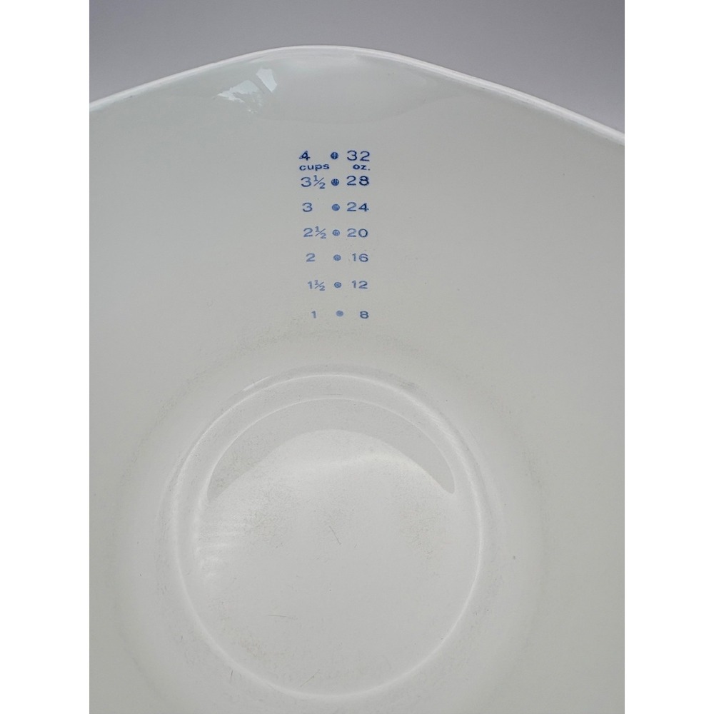 Vintage Corning Ware Sauce Maker Blue Cornflower Pour Spout 4 Cups 32 oz Cottage - Picture 5 of 8